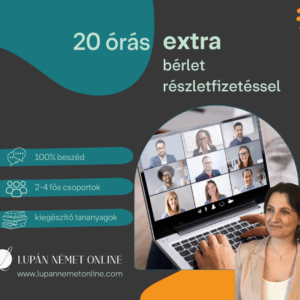 20 órás extra bérlet részletfizetéssel